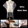 thumbnail image 2 of 50 DISPOSABLE HAIR CUTTING STYLING DRESSER CAPE FOR BARBER SHOP SALON STYLIST DYE, 2 of 2