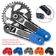 thumbnail image 5 of Protector de brazo de manivela de bicicleta Wosthever 2 piezas cubierta de silicona para bicicletas de montaña, 5 of 6
