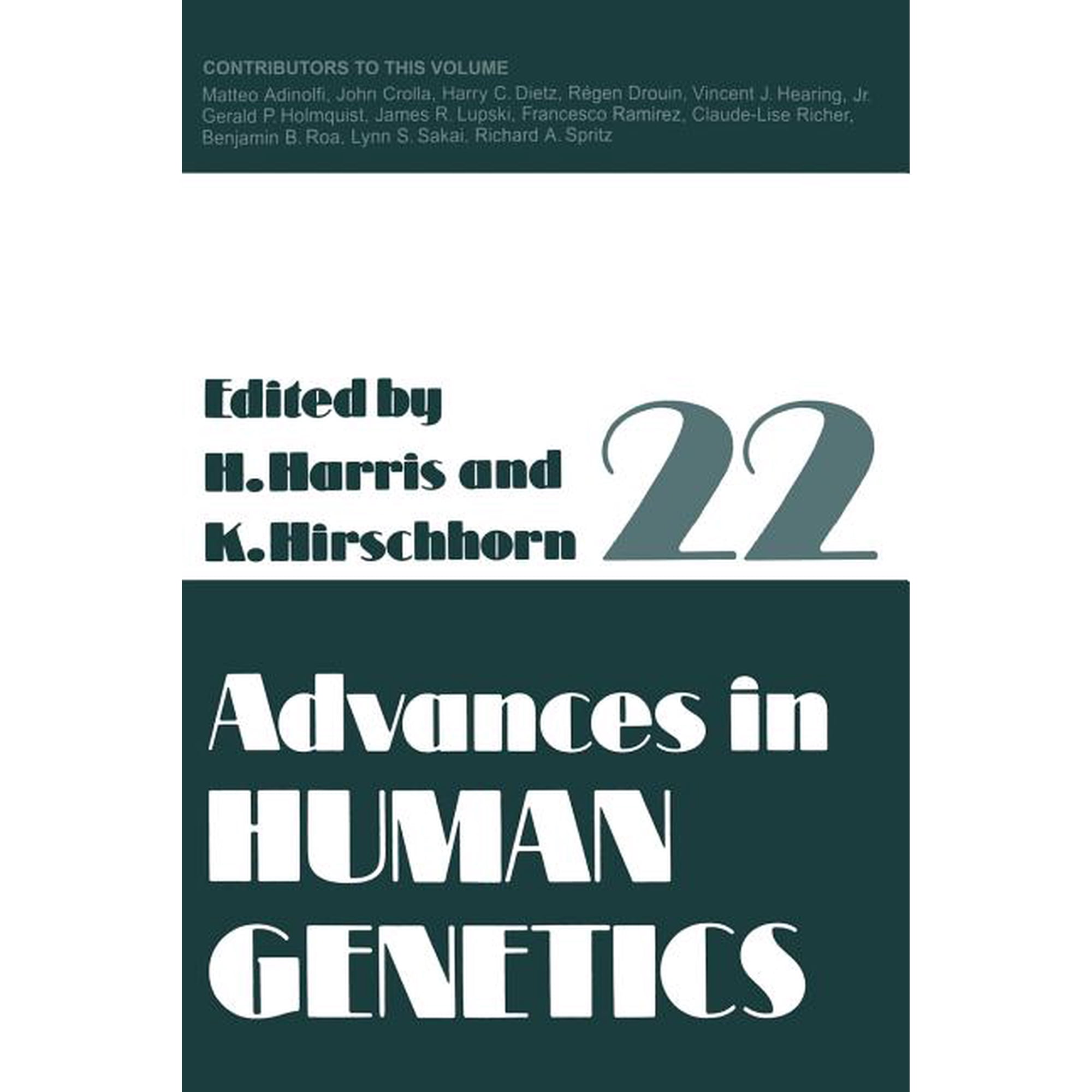 Advances in Human Genetics Advances in Human Genetics, Book 22, (Paperback)