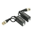 thumbnail image 2 of 12 Pares de 8 Piezas Transmisor Y Transceptor Pasivo de Video Balun con Cable para 1080P TVI / CVI / AHD / 960H DVR Camera CCTV System, BNC Macho A UTP CAT5 / 5E / 6 / 6E Cable, 2 of 5