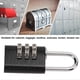 thumbnail image 5 of 3 Digits Security Combination Padlock Black Solid Aluminum Alloy for Gym Locker Cabinet Toolbox LuggageSmall Padlock, 5 of 5