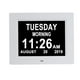thumbnail image 1 of Reloj digital Aowasi con 8 alarmas y calendario diario para personas mayores, 1 of 7