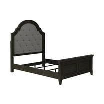 Paradise Valley Queen Uph Bed- Saddle Brown