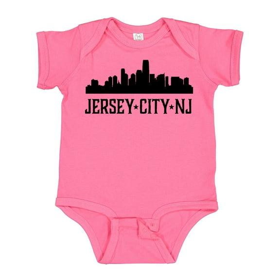 Inktastic Jersey City New Jersey City Skyline Boys or Girls Baby Bodysuit