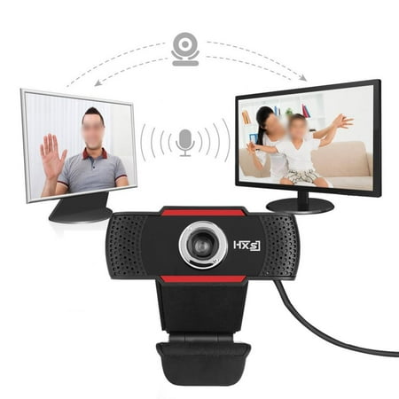 - 12M Pixels Webcam Web Camera HD Adjustable Rotating Stand Auto White Balance, PC Camera, Webcam