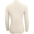 thumbnail image 7 of Duoif Womens Sweaters, Women's Hollow Knitted Sweater - Bottoming Shirt Top Sweaters for Women Beige L, 7 of 7