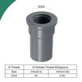 thumbnail image 3 of Uxcell Water Pipe Connectors G Female Thread ID DN Straight Tube Fitting Adapter G3/4, 3 of 6