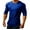 Blue, variant on ZCFZJW Workout Shirts for Men Casual Fall Long Sleeve Basic Solid Color Crewneck Pullover Sweatshirts Strechy Breathable Muscle Fit Athletic Tees Tops Gray XXL