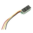 thumbnail image 4 of Mini Digital Voltmeter DC 0-100V LED Panel Voltage Meter 3-Digital With 3 Wires, 4 of 5
