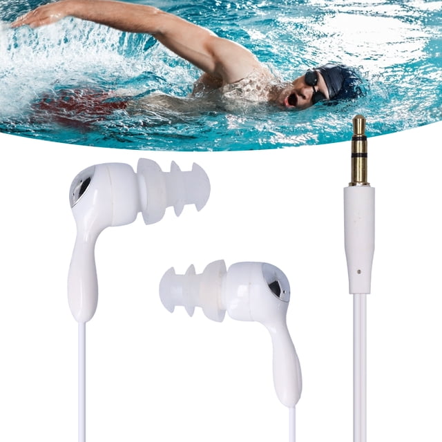 Waterproof Headphones, In Ear Style Replace Earplugs for Swimming Running Surfing.