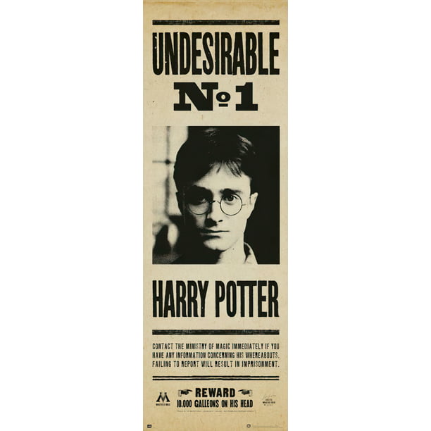 Harry Potter - Door Movie Poster / Print (Undesirable No. 1) (Poster &  Poster Strip Set) - Walmart.com