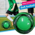 thumbnail image 2 of PVC Soccer Ball Size 5 Official Soccer Training Football Ball Competition Outdoor Football Green, 2 of 5