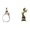 thumbnail image 1 of Estatua de niña,Estatuas de mujeres y niñas,figuritas decorativas elegantes,Escultura de arte abstracto,regalo creativo y moderno para el hogar.,Figura de escritorio,Estantería con estatua, 1 of 8
