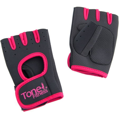 Tone Fitness Weight Gloves, Pink (Best Women's Workout Gloves)