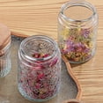 thumbnail image 2 of JOGGEIL Vintage Glass Jars with Wooden Lids, 6 Pack 24 oz Airtight Glass Food Storage Containers Sets for the Kitchen, Sugar Coffee Candy Spice Cookie Tea Pasta, 2 of 8