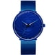 thumbnail image 2 of Reloj de malla con correa luminosa para hombre, reloj de cuarzo con correa de negocios para hombre, reloj para estudiantes, 2 of 4