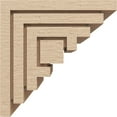 thumbnail image 3 of 10"W x 10"D x 10"H Wide Landon Rough Cedar Woodgrain TimberThane Corbel, Primed Tan, 3 of 6