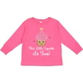 thumbnail image 3 of Inktastic 2nd Birthday Cupcake Girls Cute Girls Long Sleeve Toddler T-Shirt, 3 of 5