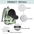 thumbnail image 4 of Cute Dinosaur Pattern Backpack for School,Cute School Bag,Schoolbag with Adjustable Shoulder Straps & Padded Back,15.7"x11.8"x5.5", 4 of 5