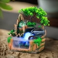 thumbnail image 2 of Tabletop Rockery Fountain, Indoor Small Rockery Water Fountain with LED Lamp, Tabletop Relaxing Rockery Waterfall Home Decor Suitable for Living Room, Bedroom, Office 110V, 2 of 13