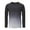 a-Grey26164, variant on VNKIDY Mens T-Shirt Gradient Long Sleeve Crewneck Tees Relaxed Fit Quick Dry Breathable Stretch Tops For Sports Running Gym Casual Daily Wear Leisure Top