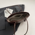 thumbnail image 3 of Yucurem Vintage Shoulder Bags for Women, Trendy Leather Hobo Handbag with Pendant for Work Travel (Brown), 3 of 9