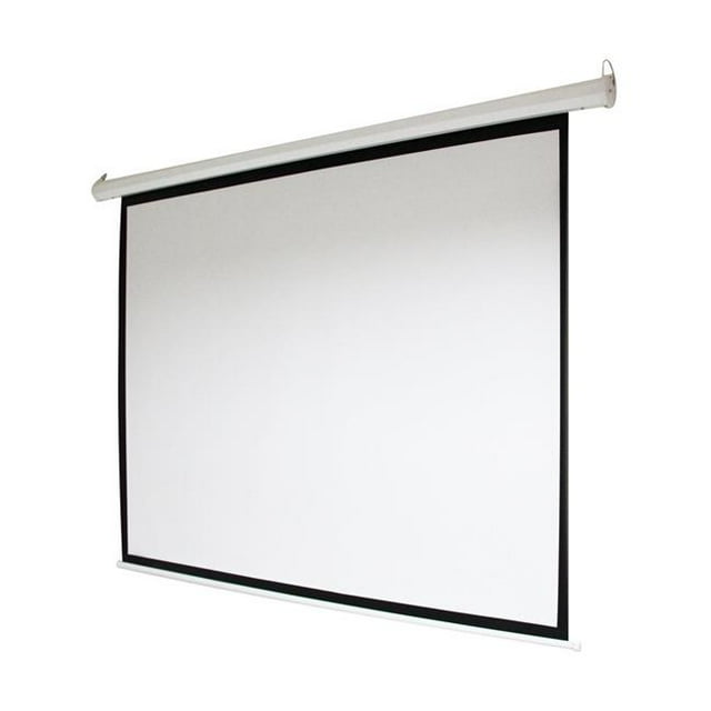 Aleko MPS92-UNB 92 in. Motorized Drop Down Projector Screen 16-9 with Remote Control