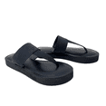 thumbnail image 2 of Katherine Black leather thong sandal, 2 of 5