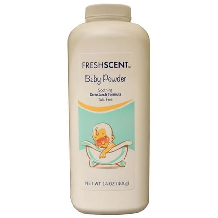 DDI 419116 Freshscent Baby Powder - 14 oz Case of 24