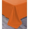 thumbnail image 5 of Mutlu Home Goods Rayon Made From Bamboo Sheets Set, Twin Orange Sheets -Deep Pockets-Available in Queen,King,Full,California King,Twin,Twin XL-Wrinkle Free-Ultrasoft-3 Pieces, Twin, Orange, 5 of 5
