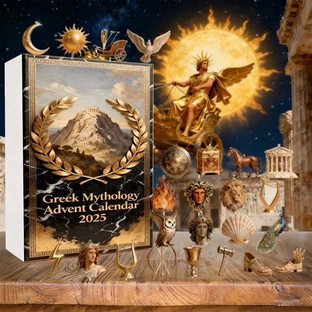 Calendarios Calendario de Adviento de la Mitología Griega Calendario de Adviento