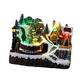 thumbnail image 1 of Caja de música de casas de pueblos navideños, decoración creativa, escena navideña, adorno de Navidad para gabinete, mesa de Festival, vacaciones en c Árbol de Navidad, 1 of 8