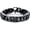 B-Metal Color: Black, variant on Men's Stainless Steel Cuban Chain Bracelet, Vintage Gothic Cross Medallion Curb Link Biker Punk Rock Statement Jewelry Gift 8.46"