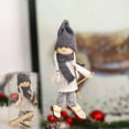 thumbnail image 2 of Christmas Wooden Ski Doll Toy Miniature Tree Pendant Ornament for Festive Holiday Decorations, 2 of 8