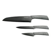 Tomodachi Raintree Ash - 3 Piece Knife Set with Matching Blade Guards, Titanium