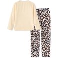 thumbnail image 6 of Aideaone Girls Fleece Pajamas Set Kids Soft Flannel Winter Pjs 2 Piece Size 7-14, 6 of 9