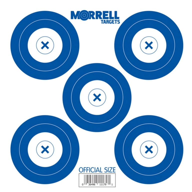 Morrell Targets 100 Count Archery Official 5 Spot Paper Target