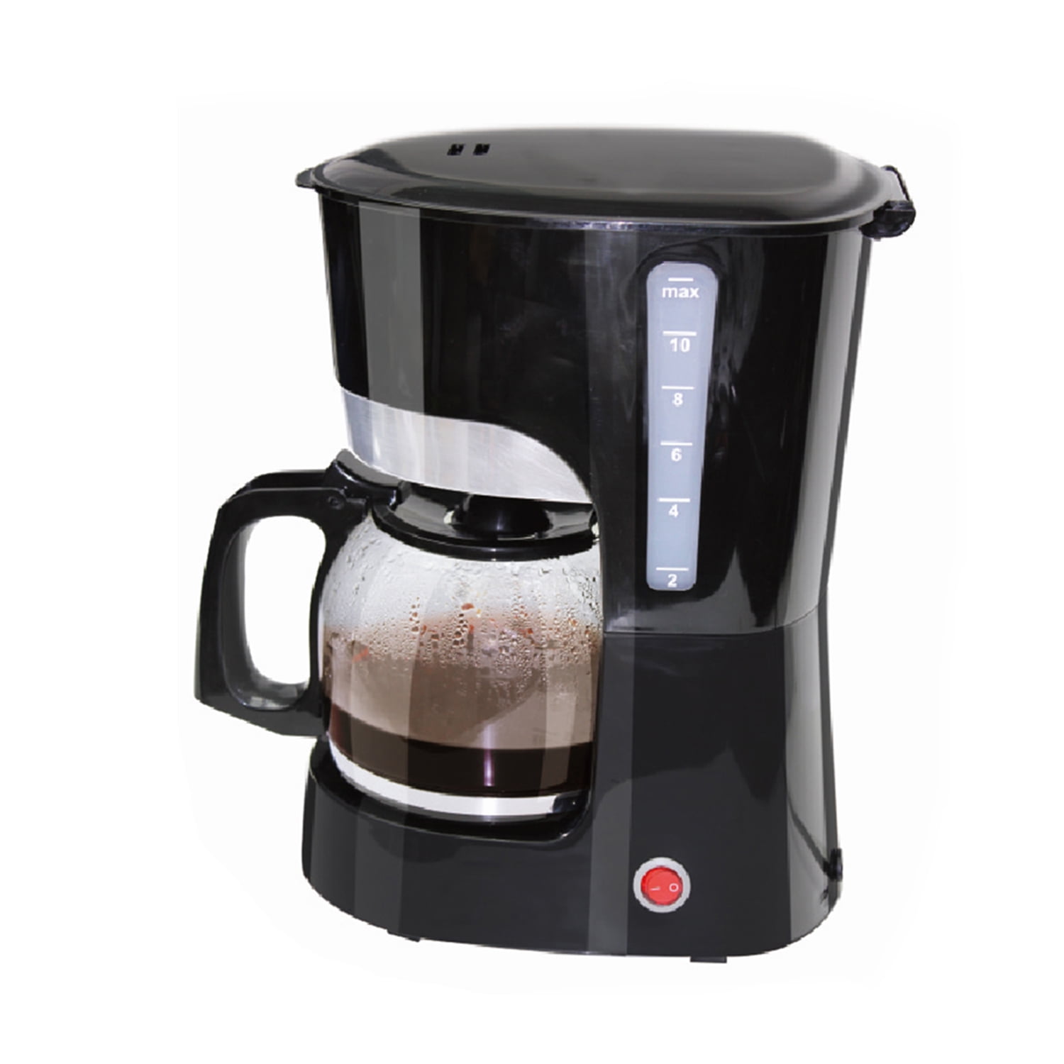 12Cup Coffee Maker One Button Control Small Drip Coffeemaker Compact