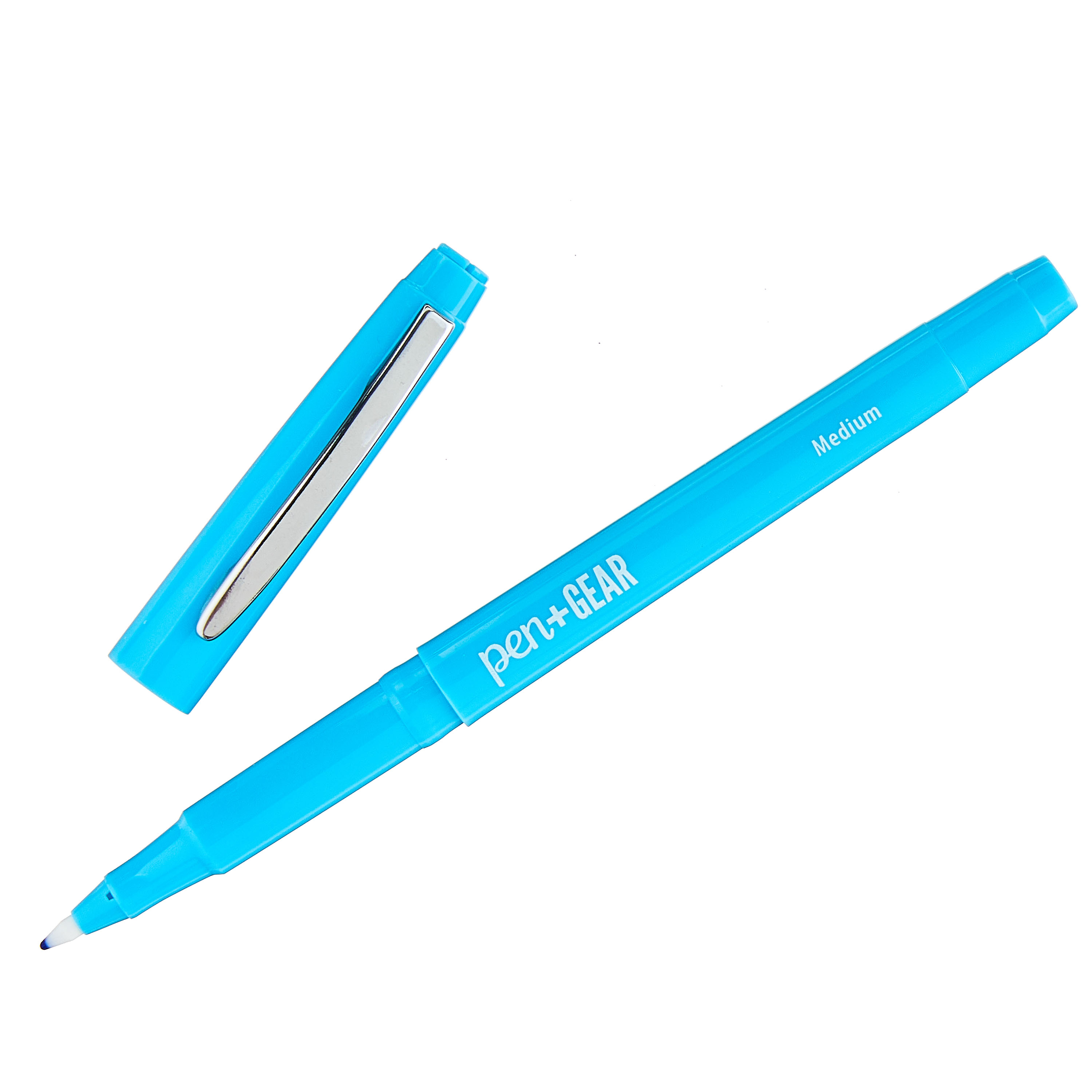 Plumas de fieltro de punta media Pen+Gear, colores surtidos, 10 unidades 5
