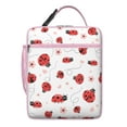 thumbnail image 5 of Ladybird Insulated Lunch Box Student Reusable Lunch Tote Bag Lightweight Cooler Tote Bag School Beach, 5 of 6