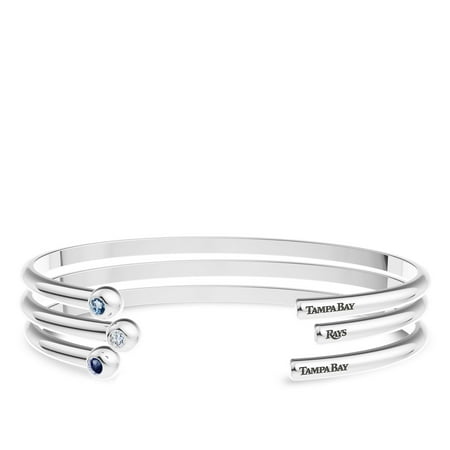 sapphire cuff rays engraved tampa sterling bracelet bay silver