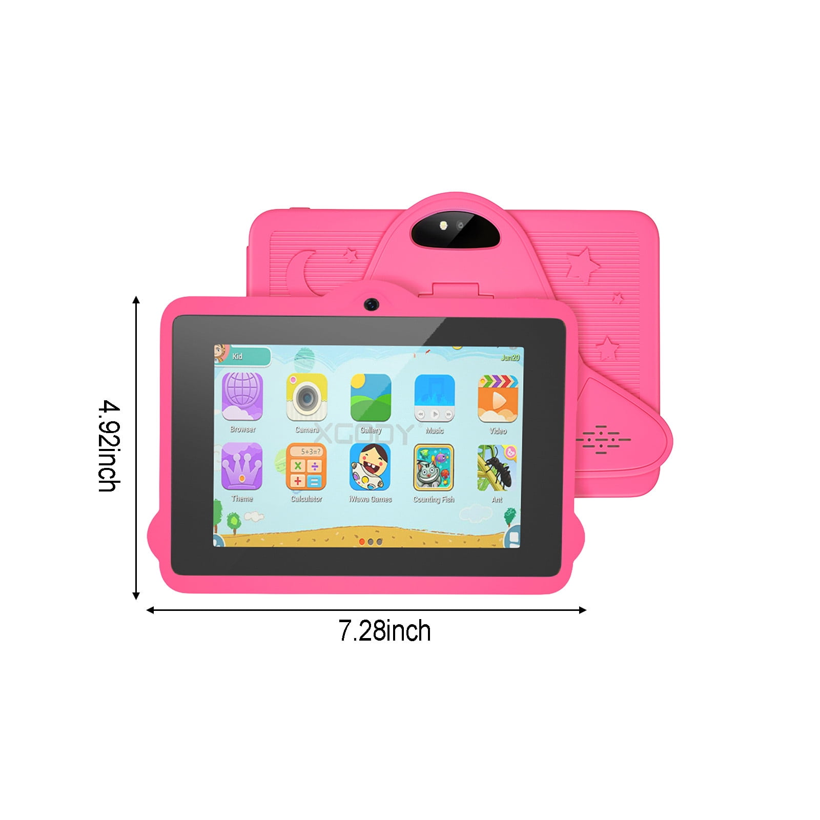 CVLNCYCLING Clearance Kids Tablet,7-inch Children's Tablets Computer WiFi Bluetooth Android Tablets Children's Early Education Learning Machine Parent-child Gift Machine Built-in Cameras