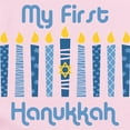 thumbnail image 2 of CafePress - 1St Hanukkah Candles Infant Bodysuit - Baby Light Bodysuit, Size Newborn - 24 Months, 2 of 4