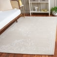 thumbnail image 2 of SAFAVIEH Glamour Euler Abstract Area Rug, Light Brown/Ivory, 6' x 9', 2 of 7