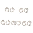 thumbnail image 4 of MLINS 10 Pcs  Elegant Rhinestone Pearls Shoe Clips Wedding Party Shoes Buckles Jewelry, 4 of 8