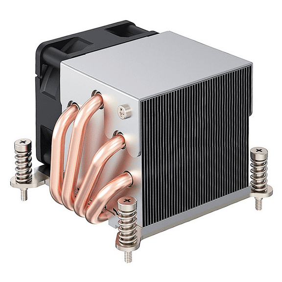 LGA2011-R63 Cooler 150W for LGA 2011 Radiator 2U 4 Heat Pipe LGA2011 Square Type 80mm X 80mm Mounting Pitch Heat Sink,1 x Radiator 1 set of accessories