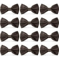 thumbnail image 1 of GFDYREE 12 Pcs Petit Nœud Papillon Formel Ajustable Pré-Noué pour Hommes par avant Men, 1 of 7