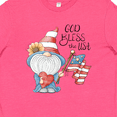 thumbnail image 4 of Inktastic God Bless the USA Gnome Youth T-Shirt, 4 of 5