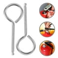thumbnail image 3 of 100pcs Fire Extinguisher Lock Pin Stainless Steel Pull Pin Replacement Safety Pin Supply, 3 of 6
