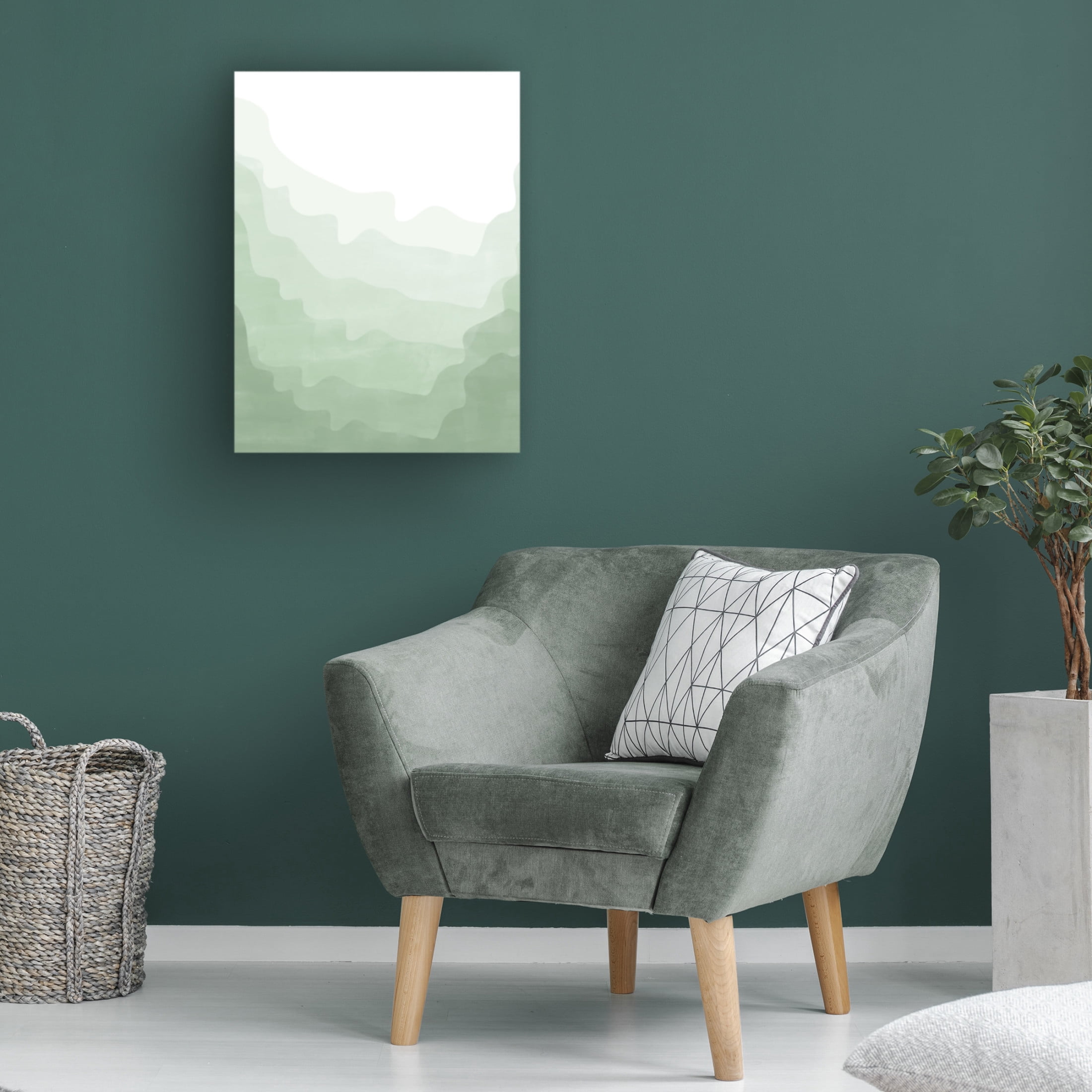 Trademark Fine Art Elena Ristova  green1 Canvas Wall Art